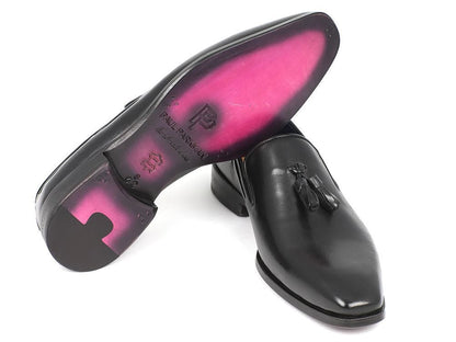 Paul Parkman Men's Tassel Loafer Black Leather Upper And Leather Sole (Id5141 - Blk) by Paul Parkman – Don't Panic Shoes