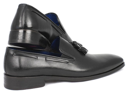 Paul Parkman Men's Tassel Loafer Black Leather Upper And Leather Sole (Id5141 - Blk) by Paul Parkman – Don't Panic Shoes
