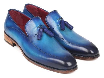 Paul Parkman Men's Tassel Loafer Blue (Id66t82 - Blu) by Paul Parkman – Don't Panic Shoes