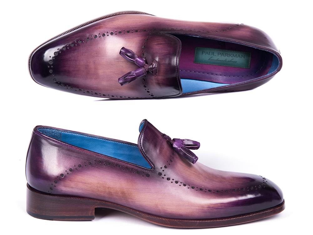 Paul Parkman Men's Tassel Loafer Purple (Id66t80 - Prp) by Paul Parkman – Don't Panic Shoes