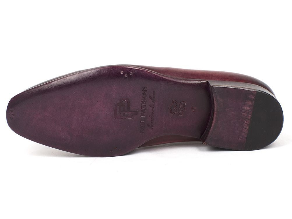 Paul Parkman Men's Wholecut PlaIn Toe Oxfords in Burgundy Shoes by Paul Parkman – Don't Panic Shoes