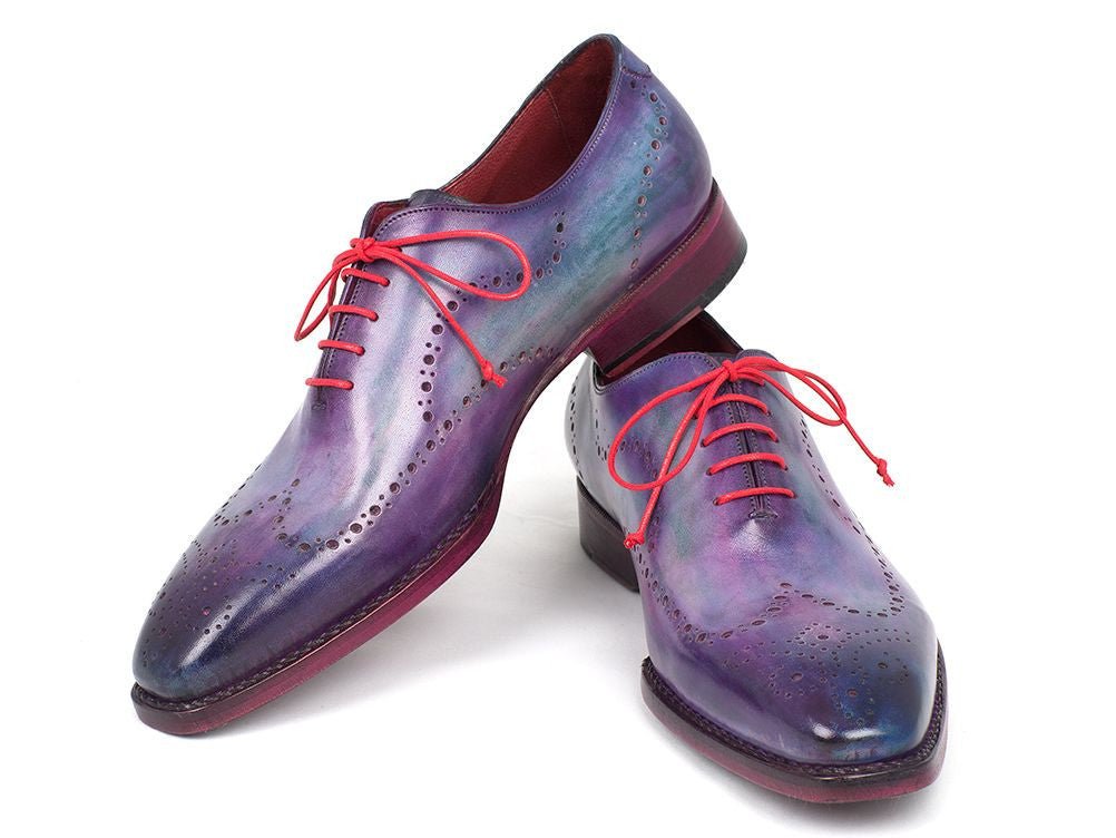 Paul Parkman Men's Wingtip Oxfords Goodyear Welted Purple (Id87prp11) by Paul Parkman – Don't Panic Shoes
