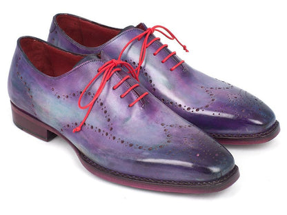 Paul Parkman Men's Wingtip Oxfords Goodyear Welted Purple (Id87prp11) by Paul Parkman – Don't Panic Shoes