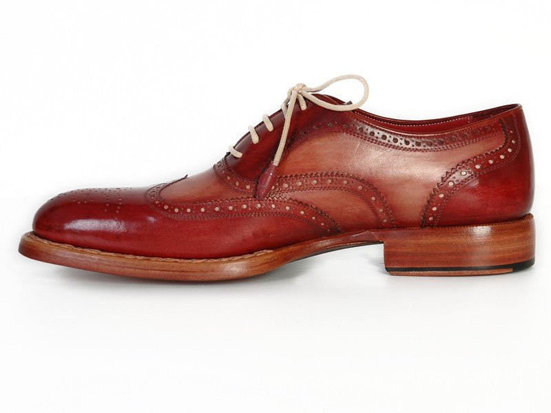 Paul Parkman Men's WIngtip Oxfords in Bordeaux And Camel Shoes by Paul Parkman – Don't Panic Shoes