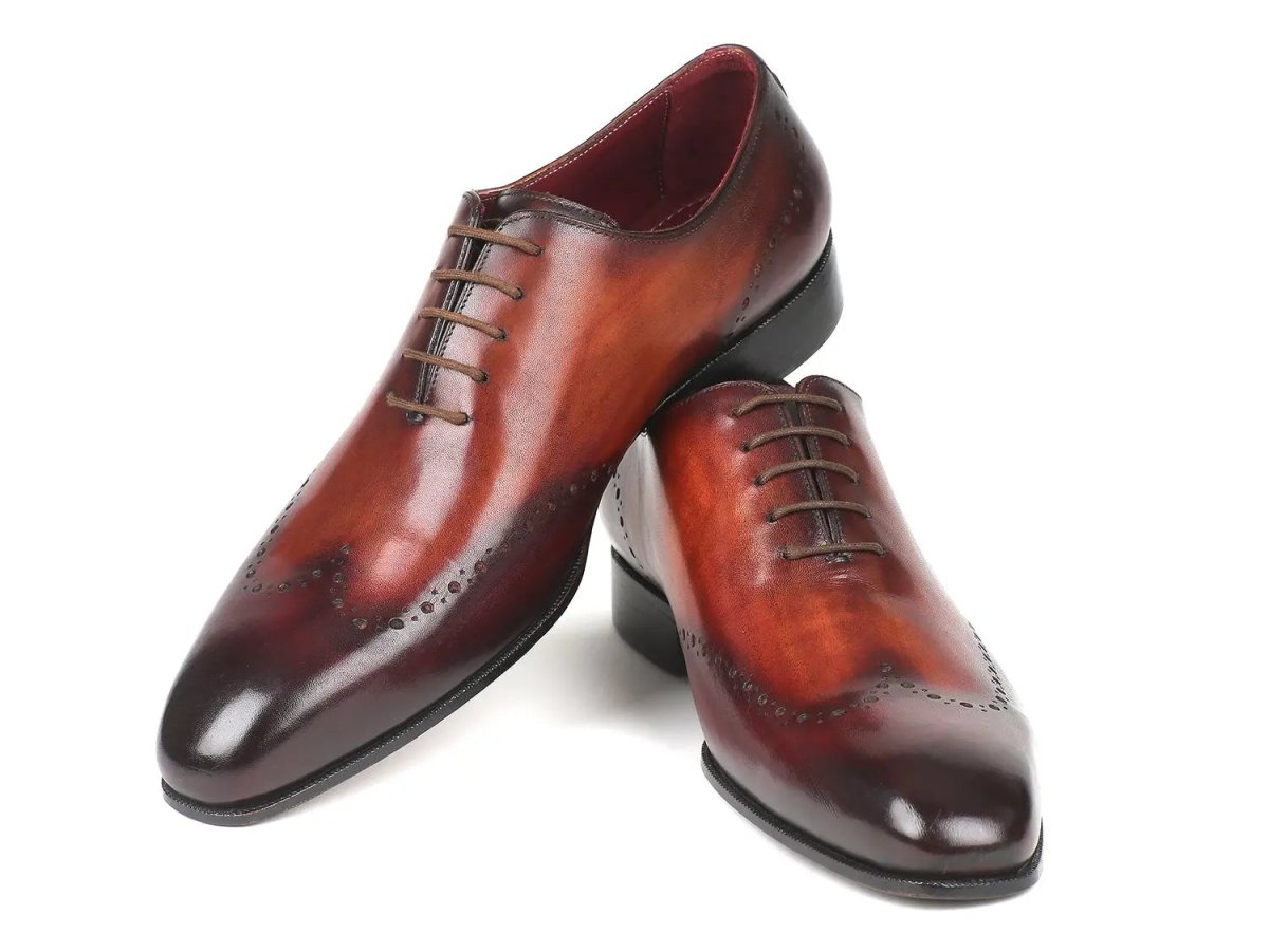 Paul Parkman Men's WIngtip Oxfords in Brown And Bordeaux Shoes by Paul Parkman – Don't Panic Shoes