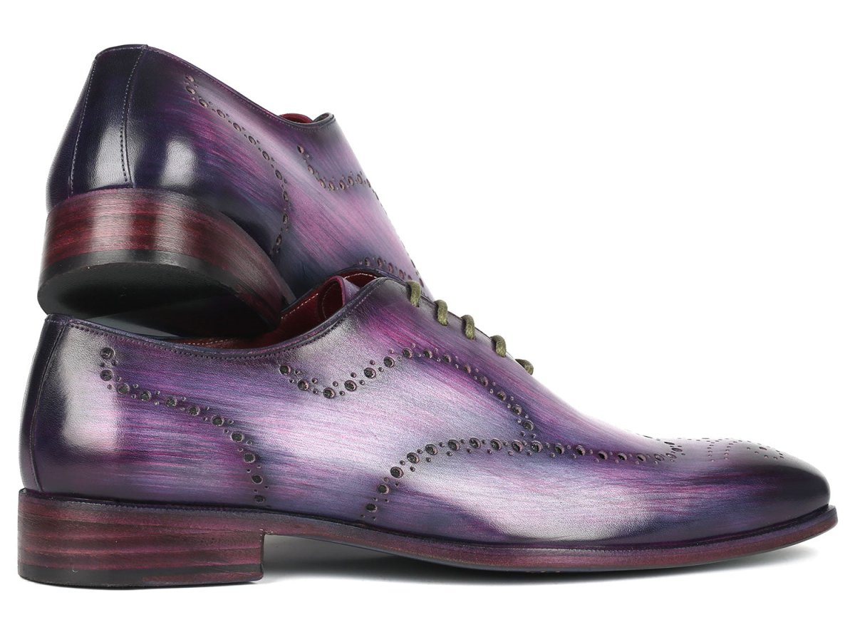 Paul Parkman Men's Wingtip Oxfords Purple (Id741 - R) Shoes by Paul Parkman – Don't Panic Shoes