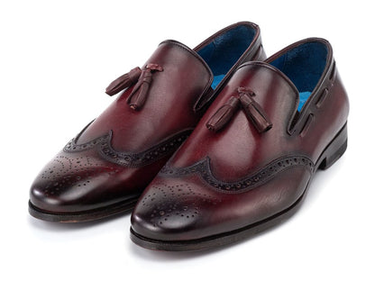 Paul Parkman Men's Wingtip Tassel Loafers Bordeaux (IdWl34 - Brd) by Paul Parkman – Don't Panic Shoes