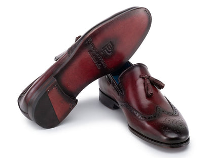 Paul Parkman Men's Wingtip Tassel Loafers Bordeaux (IdWl34 - Brd) by Paul Parkman – Don't Panic Shoes