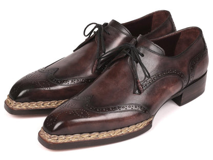 Paul Parkman Norwegian Welted Wingtip Derby Shoes Bronze (Id8506 - Brz) by Paul Parkman – Don't Panic Shoes