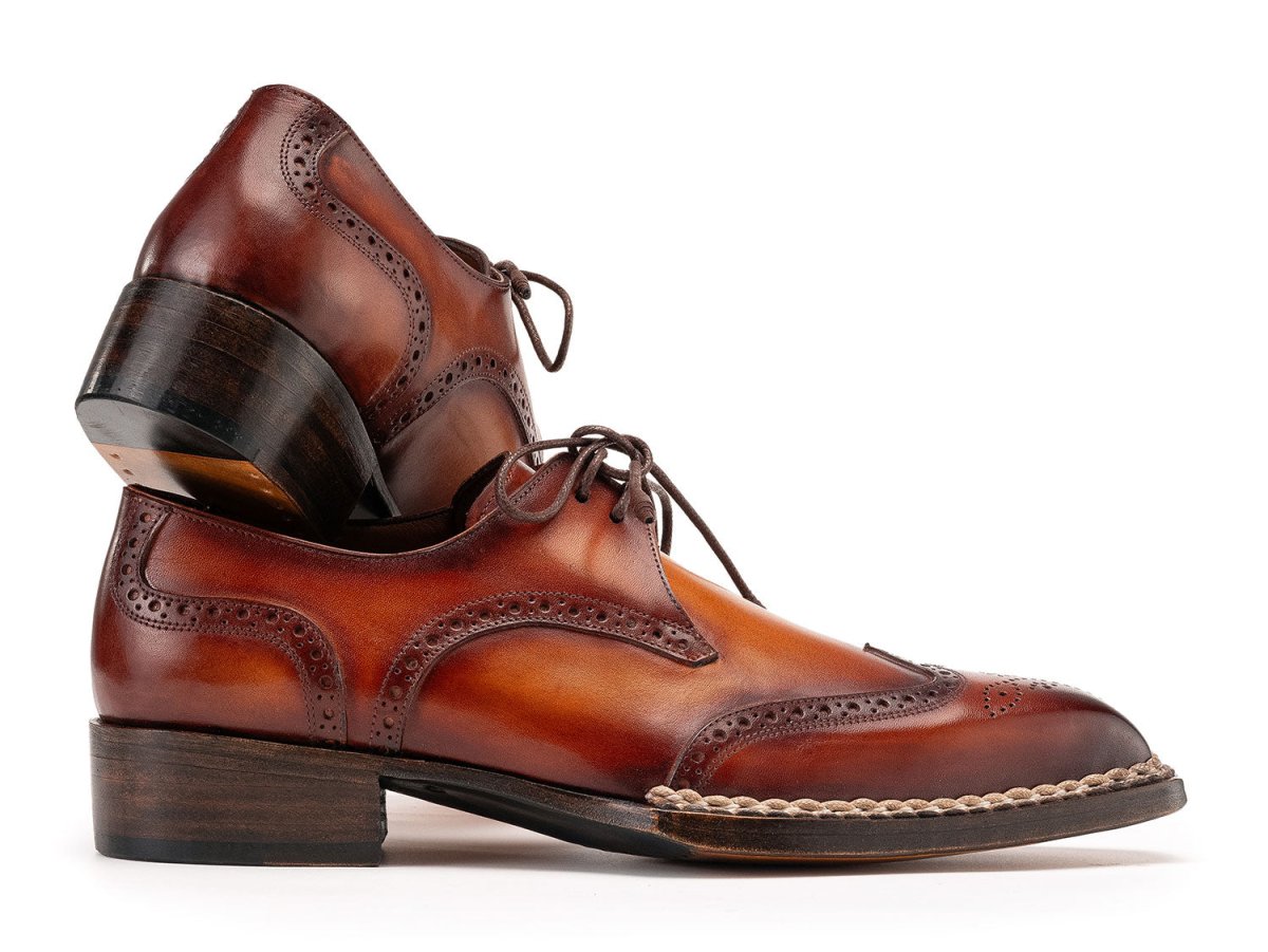 Paul Parkman Norwegian Welted WIngtip Derby Shoes in Brown Shoes by Paul Parkman – Don't Panic Shoes