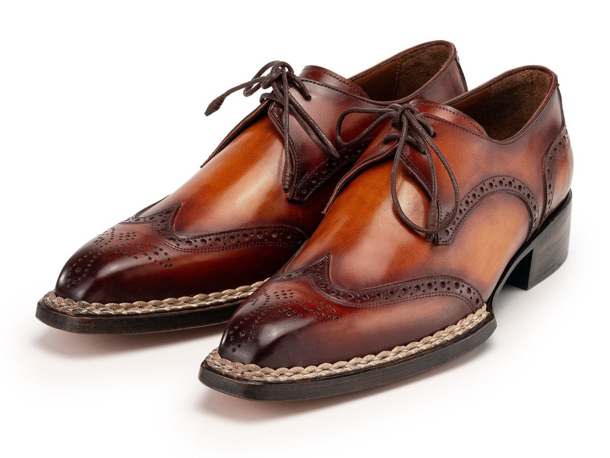 Paul Parkman Norwegian Welted WIngtip Derby Shoes in Brown Shoes by Paul Parkman – Don't Panic Shoes