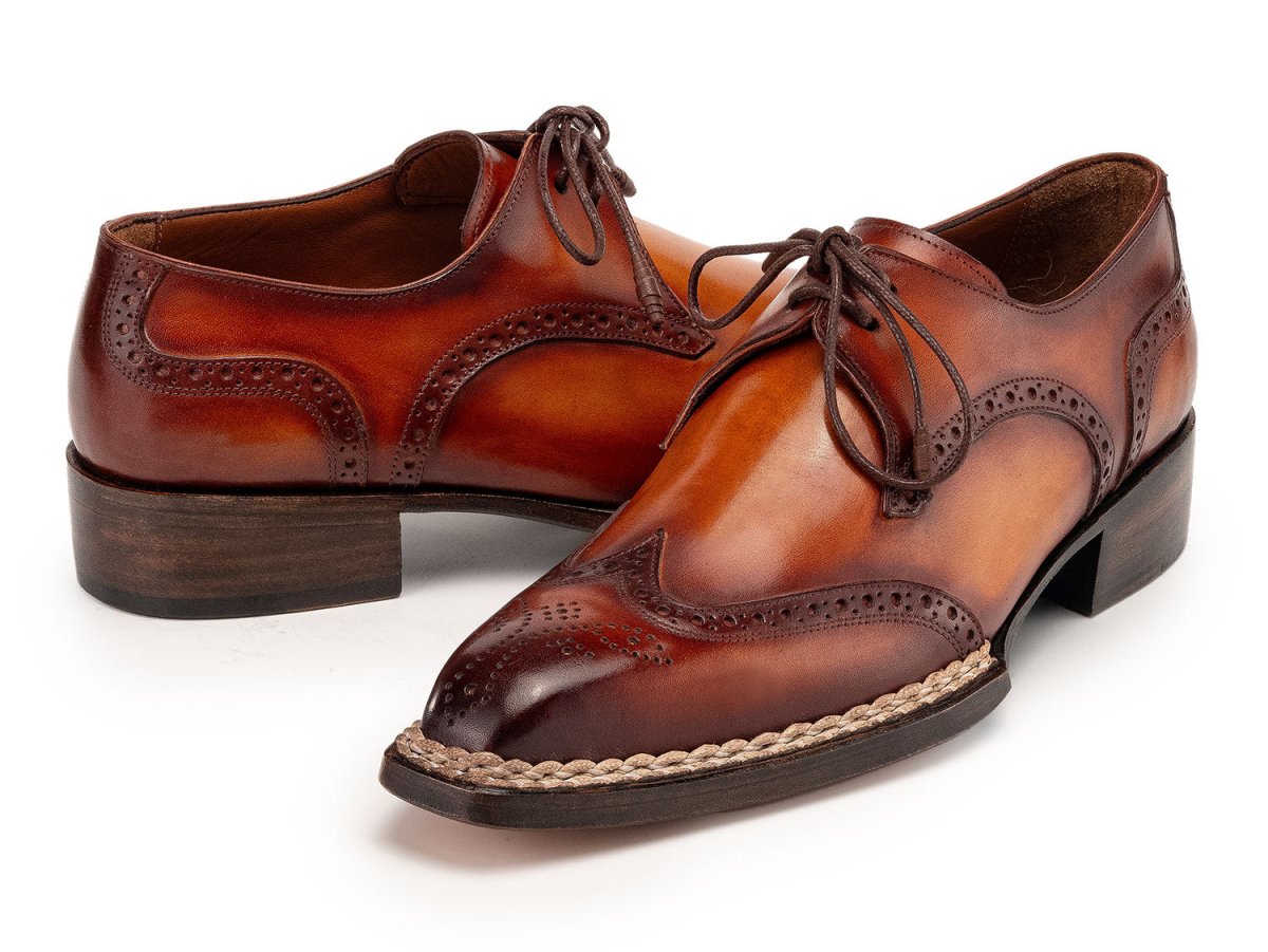 Paul Parkman Norwegian Welted WIngtip Derby Shoes in Brown Shoes by Paul Parkman – Don't Panic Shoes
