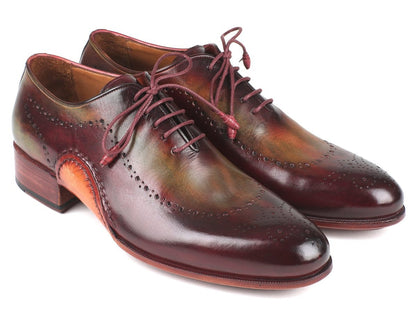 Paul Parkman Opanka Construction Green And Bordeaux Oxfords (Id726 - Gre - Bor) by Paul Parkman – Don't Panic Shoes