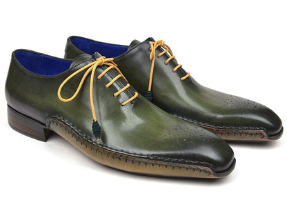 Paul Parkman Opanka Construction Oxfords Green (Id86a5 - Grn) by Paul Parkman – Don't Panic Shoes