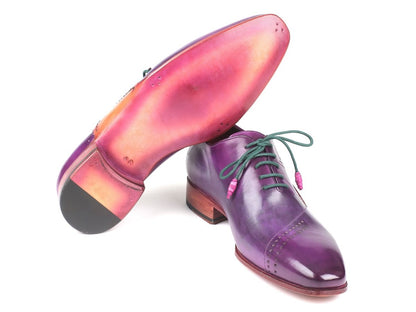 Paul Parkman Opanka Construction Purple Hand - Painted Oxfords (IdOpk66kd) by Paul Parkman – Don't Panic Shoes