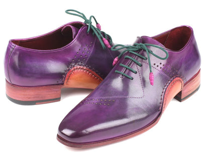 Paul Parkman Opanka Construction Purple Hand - Painted Oxfords (IdOpk66kd) by Paul Parkman – Don't Panic Shoes