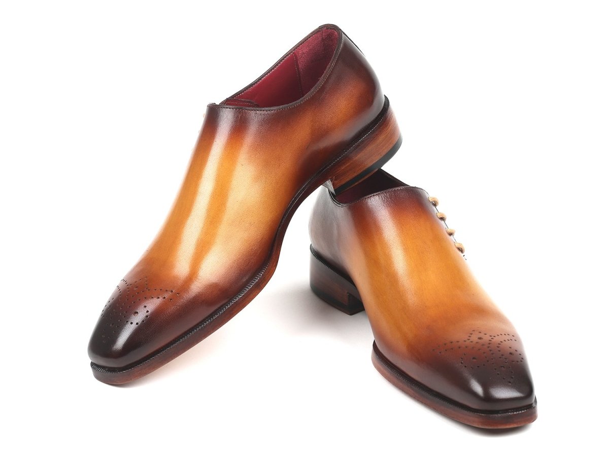 Paul Parkman Side Lace Oxfords Brown And Camel (Id927f64) by Paul Parkman – Don't Panic Shoes