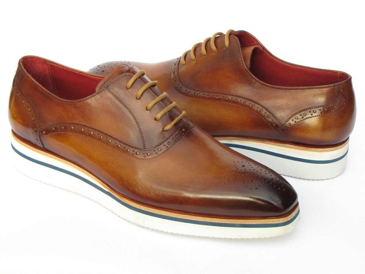 Paul Parkman Smart Casual Men's Brown Oxfords (Id184snk - Brw) by Paul Parkman – Don't Panic Shoes