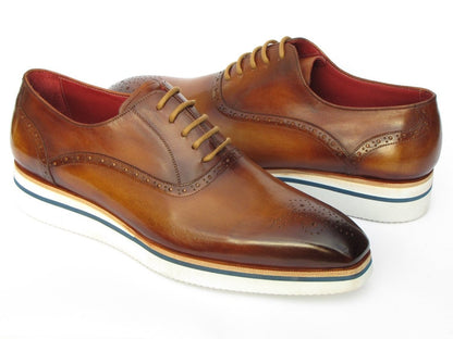 Paul Parkman Smart Casual Men's Brown Oxfords (Id184snk - Brw) by Paul Parkman – Don't Panic Shoes