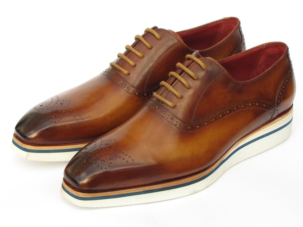 Paul Parkman Smart Casual Men's Oxfords In Brown Shoes by Paul Parkman – Don't Panic Shoes
