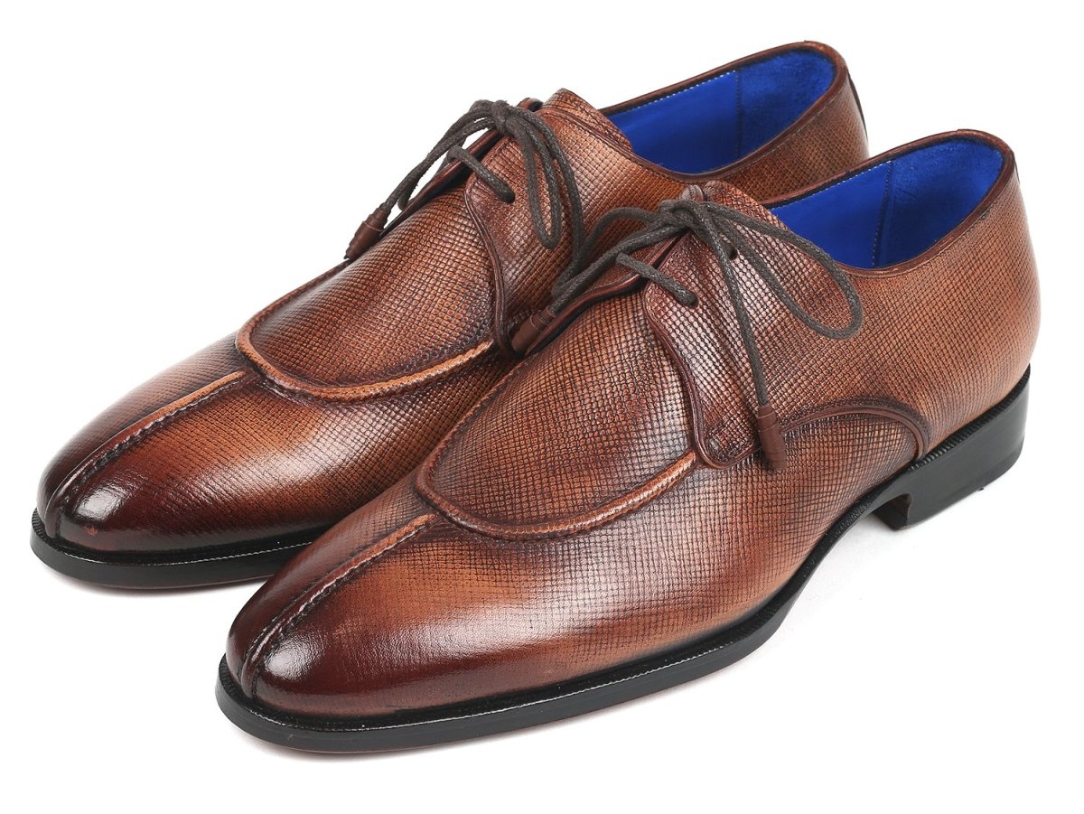 Paul Parkman Split Toe Men's Brown Derby Shoes (Id8871brw) by Paul Parkman – Don't Panic Shoes