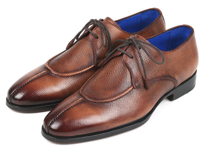 Paul Parkman Split Toe Men's Brown Derby Shoes (Id8871brw) by Paul Parkman – Don't Panic Shoes