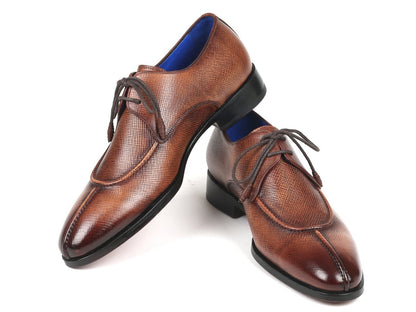 Paul Parkman Split Toe Men's Brown Derby Shoes (Id8871brw) by Paul Parkman – Don't Panic Shoes