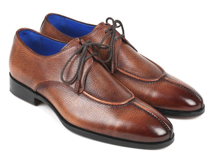 Paul Parkman Split Toe Men's Brown Derby Shoes (Id8871brw) by Paul Parkman – Don't Panic Shoes