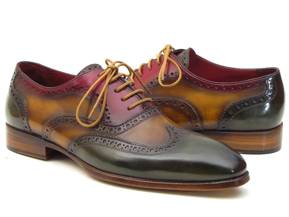 Paul Parkman Three Tone Wingtip Oxfords (IdPp22f75) by Paul Parkman – Don't Panic Shoes