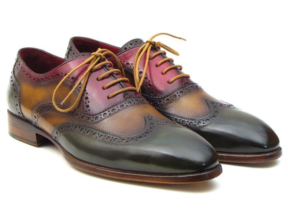 Paul Parkman Three Tone Wingtip Oxfords (IdPp22f75) by Paul Parkman – Don't Panic Shoes