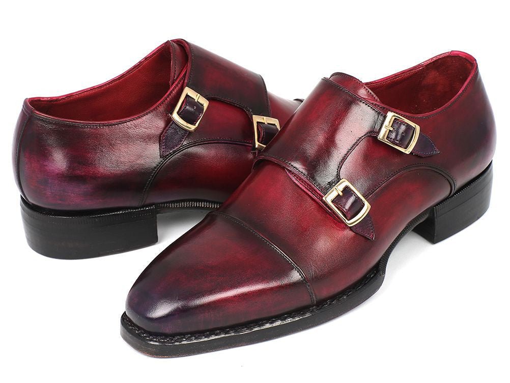 Paul Parkman Triple Leather Sole Hand - Welted Cap Toe Monkstraps (IdLx77mnk) by Paul Parkman – Don't Panic Shoes