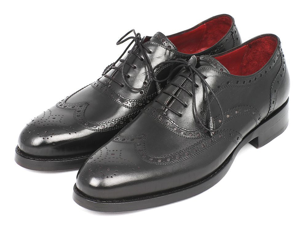 Paul Parkman Wingtip Oxford Goodyear Welted Black (Id027 - Blk) by Paul Parkman – Don't Panic Shoes