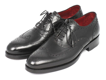 Paul Parkman Wingtip Oxford Goodyear Welted Black (Id027 - Blk) by Paul Parkman – Don't Panic Shoes