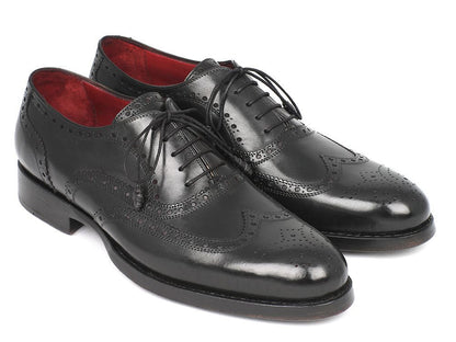 Paul Parkman Wingtip Oxford Goodyear Welted Black (Id027 - Blk) by Paul Parkman – Don't Panic Shoes