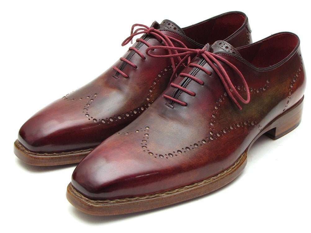 Paul Parkman Wingtip Oxford Goodyear Welted Bordeaux And Camel (Id087lx) by Paul Parkman – Don't Panic Shoes