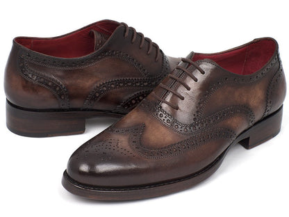 Paul Parkman Wingtip Oxfords Goodyear Welted Brown (Id027 - Brw) by Paul Parkman – Don't Panic Shoes