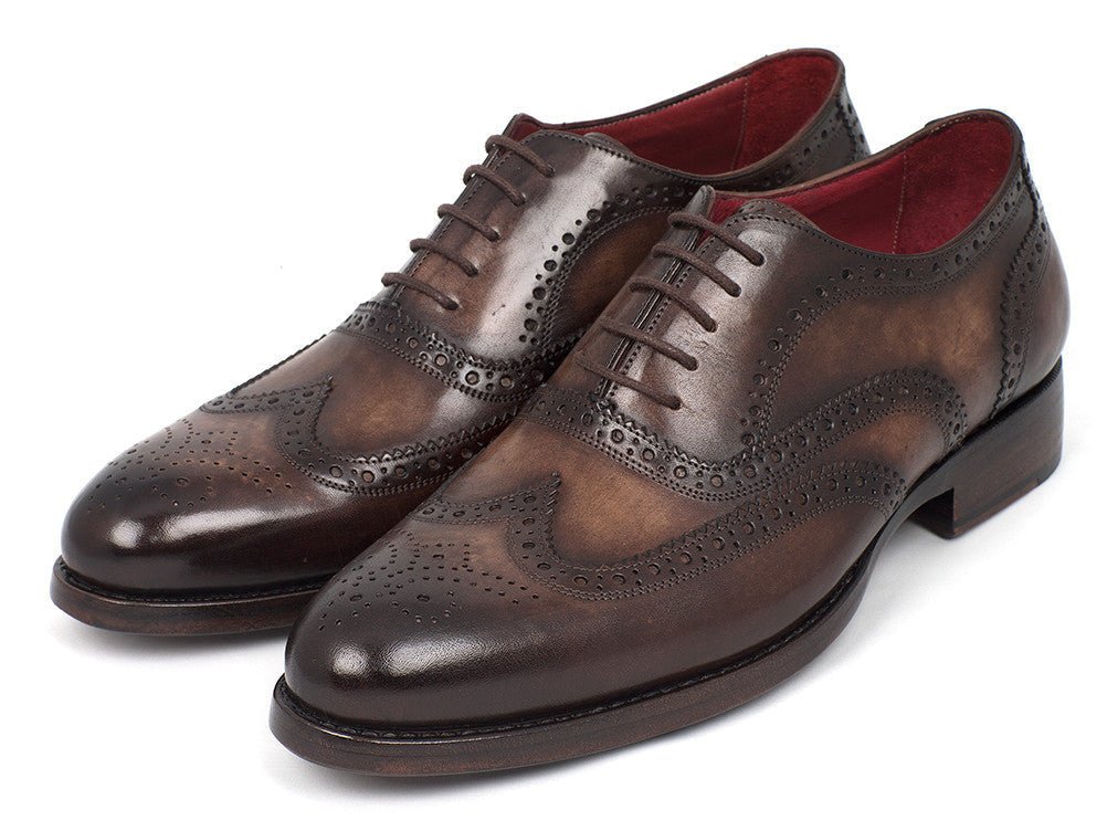 Paul Parkman Wingtip Oxfords Goodyear Welted Brown (Id027 - Brw) by Paul Parkman – Don't Panic Shoes