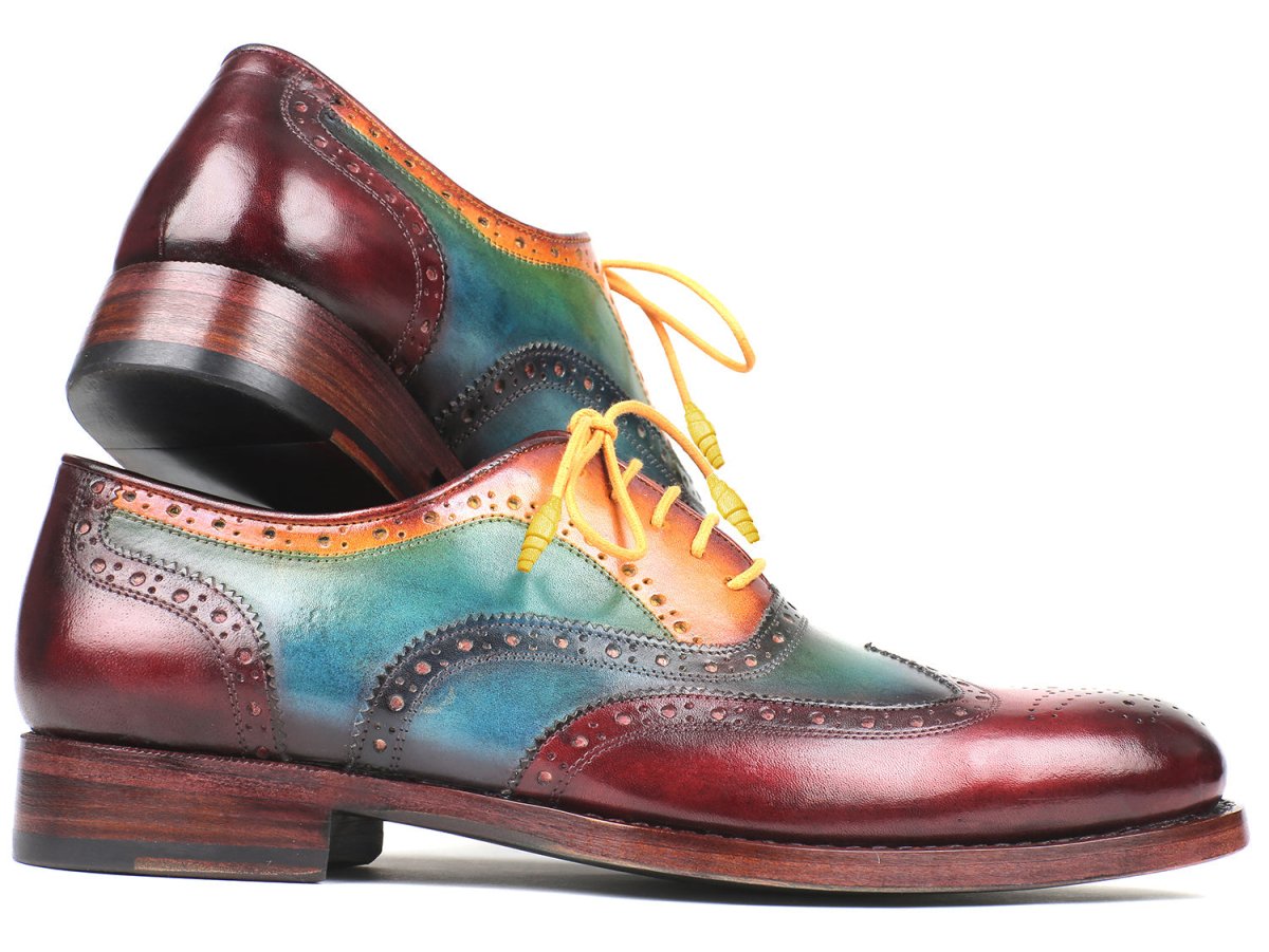 Paul Parkman Wingtip Oxfords Goodyear Welted Multicolor (Id027 - Mix) by Paul Parkman – Don't Panic Shoes