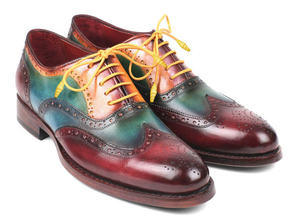 Paul Parkman Wingtip Oxfords Goodyear Welted Multicolor (Id027 - Mix) by Paul Parkman – Don't Panic Shoes