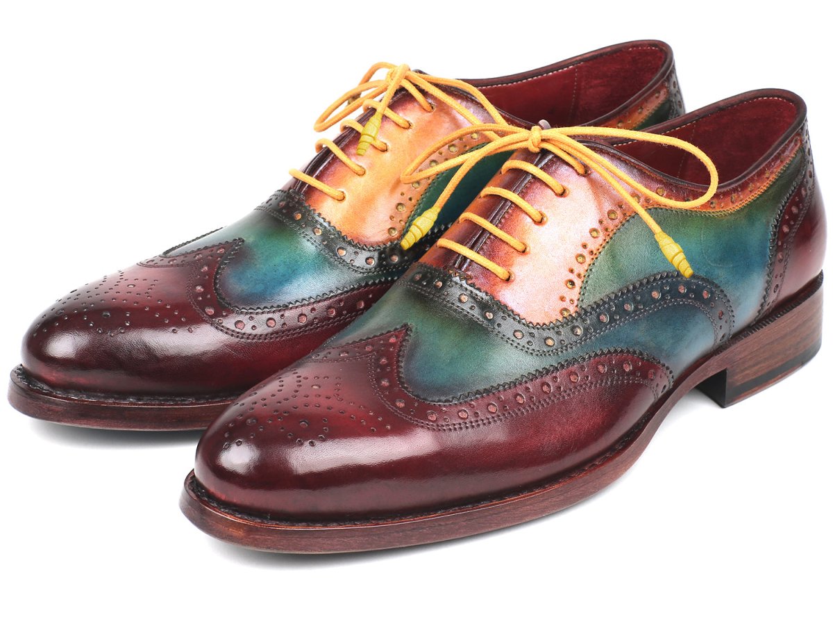 Paul Parkman Wingtip Oxfords Goodyear Welted Multicolor (Id027 - Mix) by Paul Parkman – Don't Panic Shoes
