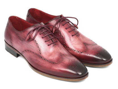 Paul Parkman Wintip Oxfords Burgundy Handpainted Calfskin (Id741 - Bur) by Paul Parkman – Don't Panic Shoes