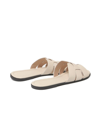 Penelope | Cream Sandals by J.Adams – Don't Panic Shoes