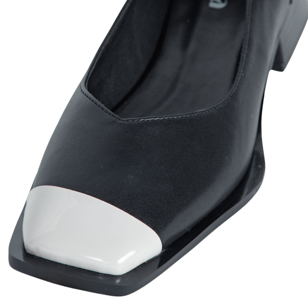 Penelope Mary Jane Flats Black Shoes by Vaila Shoes – Don't Panic Shoes