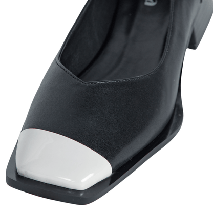 Penelope Mary Jane Flats Black Shoes by Vaila Shoes – Don't Panic Shoes