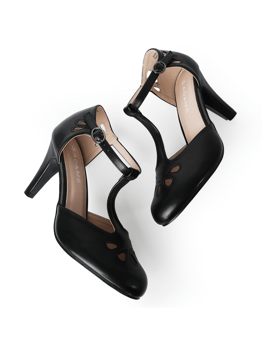 Pepper | Black Heels by J.Adams – Don't Panic Shoes