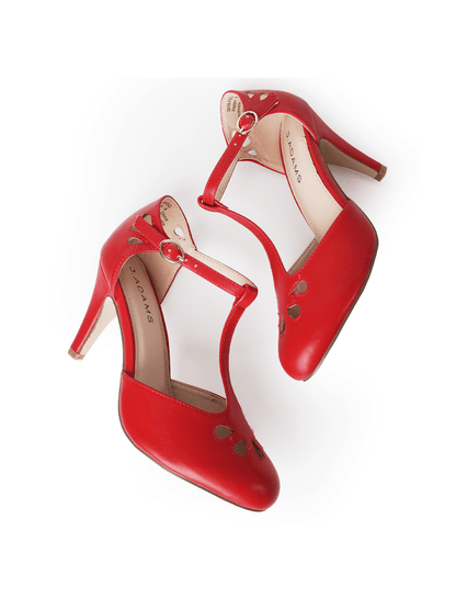 Pepper | Red Heels by J.Adams – Don't Panic Shoes
