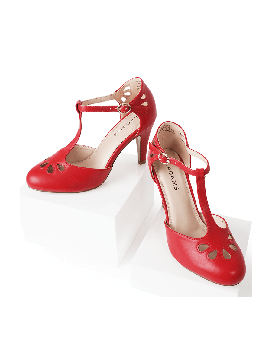 Pepper | Red Heels by J.Adams – Don't Panic Shoes