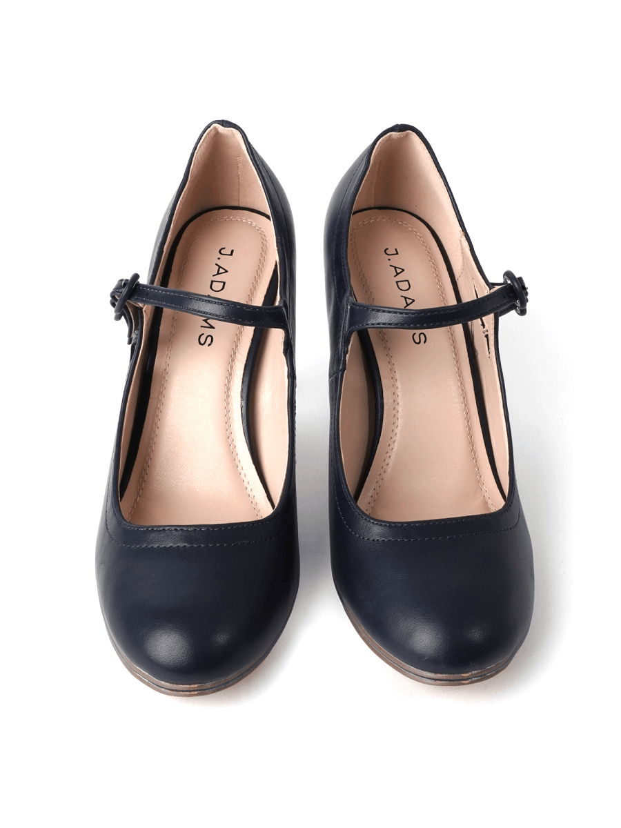 Pixie | Navy Heels by J.Adams – Don't Panic Shoes