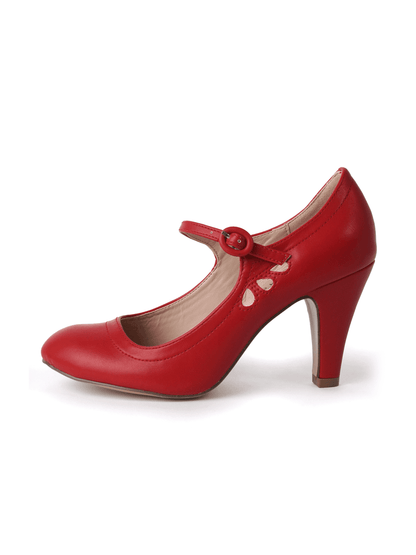 Pixie | Red Heels by J.Adams – Don't Panic Shoes