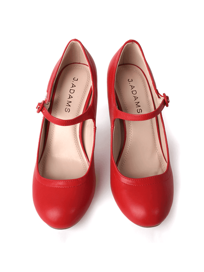Pixie | Red Heels by J.Adams – Don't Panic Shoes